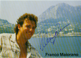Autogrammkarte von Franco Maiorano - 1990